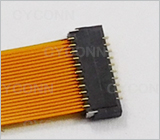 0.3掀盖式H1.0mm FPC连接器图,0.3翻盖式FPC连接器H.0图片,0.3超薄掀盖FPC连接器相片,0.3掀盖式插座图