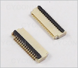 0.5 14Pin 掀盖 式H1.0mm FPC连接器图,0.5 14PIN 翻盖式FPC连接器H.0图片,0.5 14Pin掀盖FPC连接器相片,0.5 14PIN掀盖式插座图,0.5 14Pin 掀盖式 FFC连接器图,0.5mm Pitch 14Pin Double Contact ZIF Fpc Connector Picture