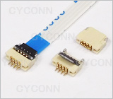 0.5 4Pin 掀盖 式H1.0mm FPC连接器图,0.5 4PIN 翻盖式FPC连接器H.0图片,0.5 4Pin掀盖FPC连接器相片,0.5 4PIN掀盖式插座图,0.5 4Pin 掀盖式 FFC连接器图,0.5mm Pitch 4Pin Down Contact ZIF Fpc Connector Picture