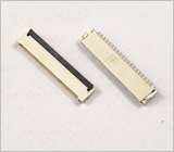 1.0 20Pin 掀盖 式H2.0mm FPC连接器图,1.0 20PIN 翻盖式FPC连接器H2.0图片,1.0 20Pin掀盖FPC连接器相片,1.0 20PIN掀盖式插座图,1.0 20Pin 掀盖式 FFC连接器图,1.0mm Pitch 20Pin Double Contact ZIF Fpc Connector Picture