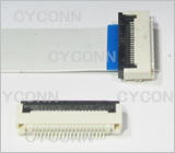0.5mm 20PIN FPC连接器 掀盖,0.5 20PIN FFC连接器,0.5mm 20PIN 掀盖 ,FPC 0.5FPC连接器