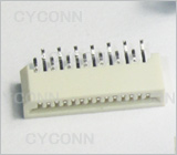 1.0 单面接 FPC 14PIN,1.0mm 14P FPC连接器,1.0mm 14pin 单面接触 FPC连接器