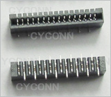 1.0 双面接 FPC 16PIN,1.0mm 16P 双面接FPC连接器,1.0mm 16pin DIP FPC连接器